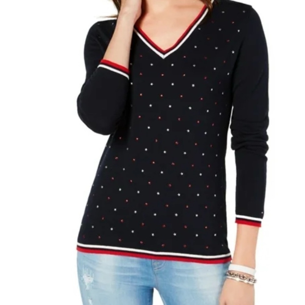 - Tommy Hilfiger lightweight sweater with stars